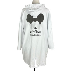Tricotto long Mickey Mouse hoodie